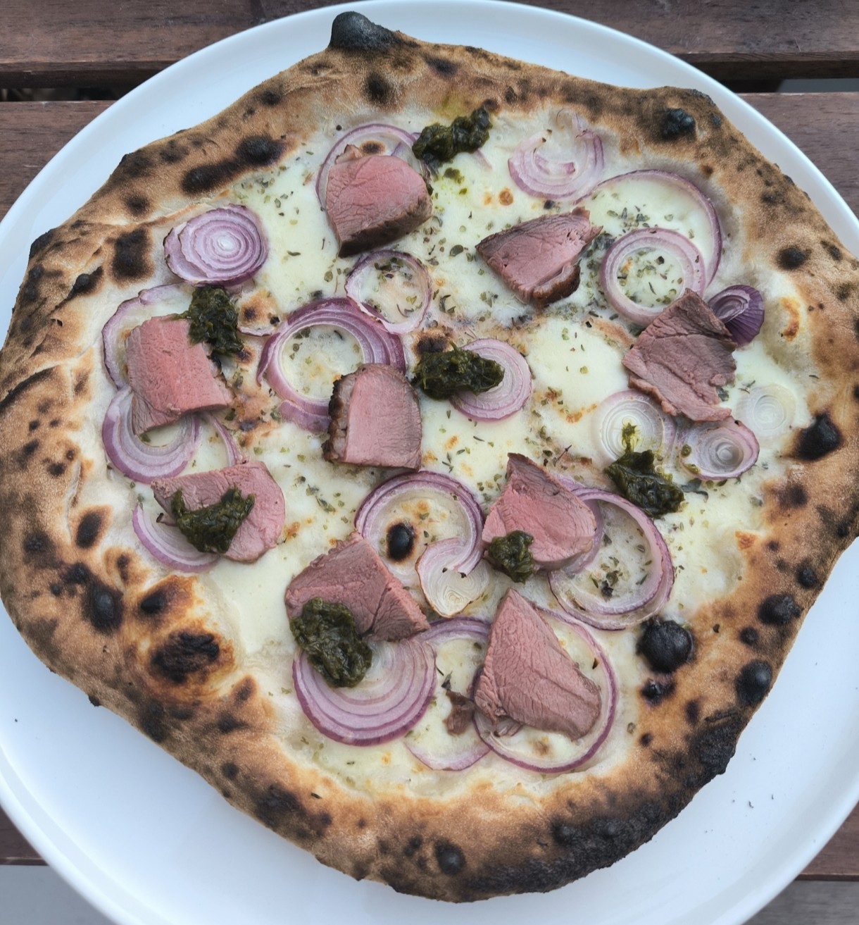 Pizza au Canard