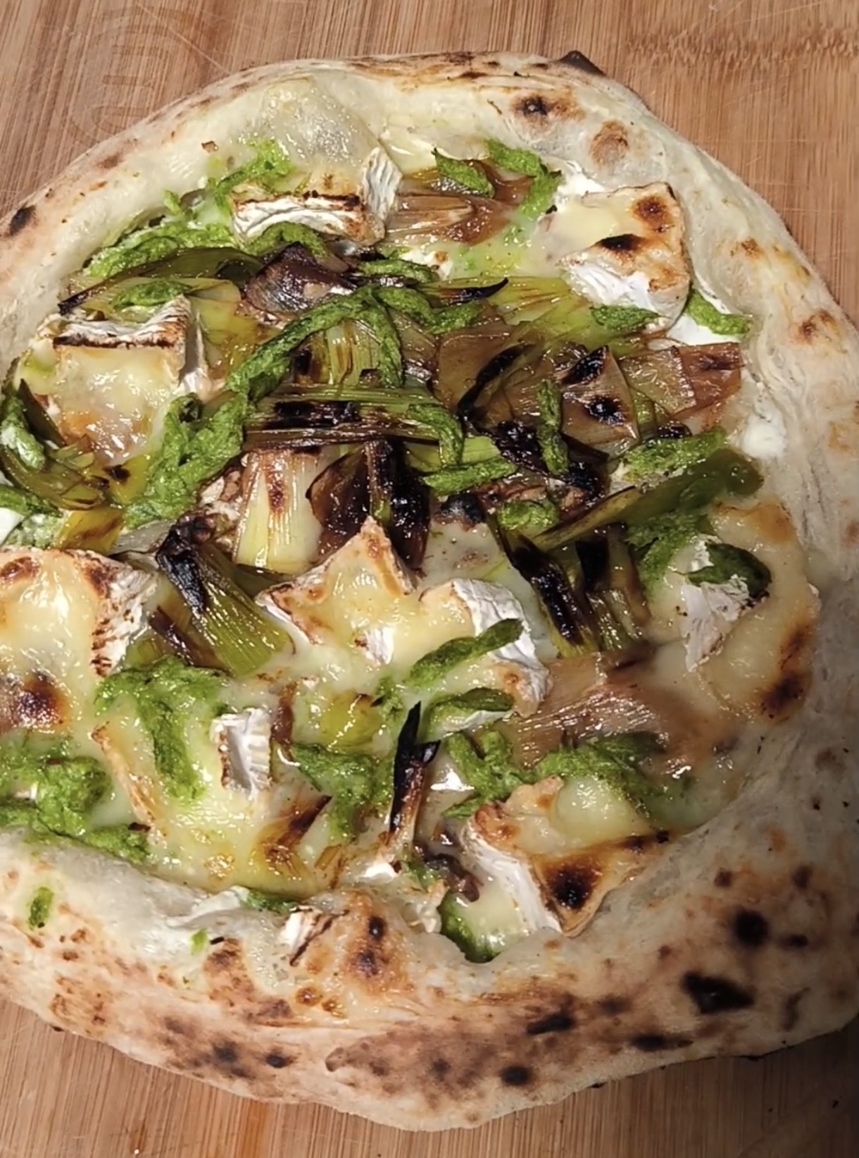 Pizza aux Poireaux