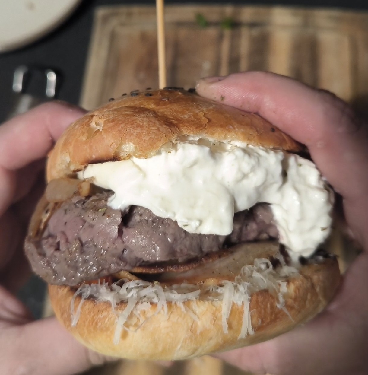 Hamburger & ses Buns maison